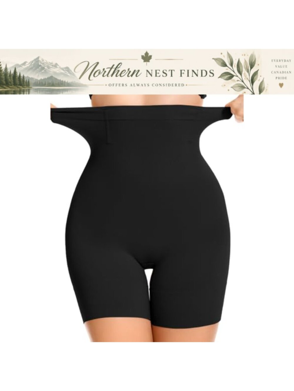 High Waisted Tummy Control Shapewear Shorts Seamless Thigh Slimmer Slip Short